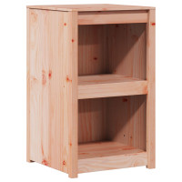 Produktbild för Köksskåp med hylla MEPPEL Brun Ek 55 x 55 x 92 cm Massiv furu