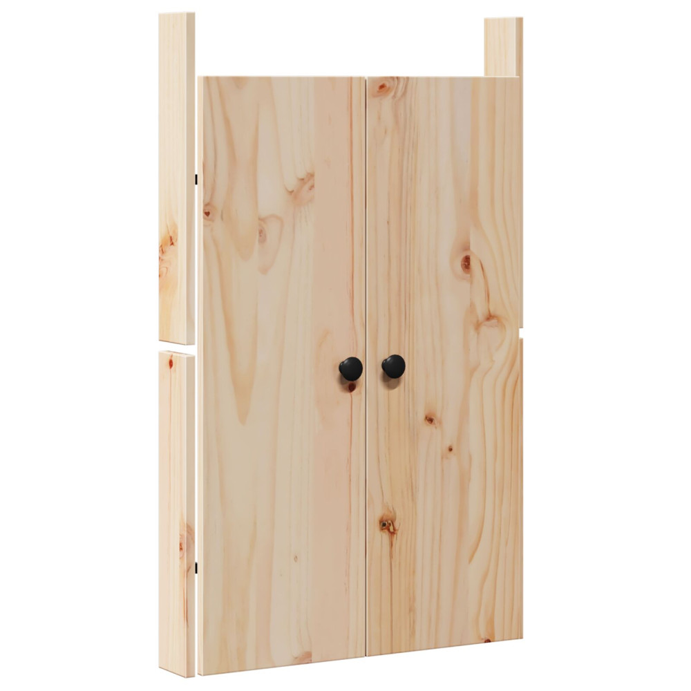 Produktbild för Köksdörr MEPPEL Brun Ek 50 x 9 x 82 cm Massivt tallträ