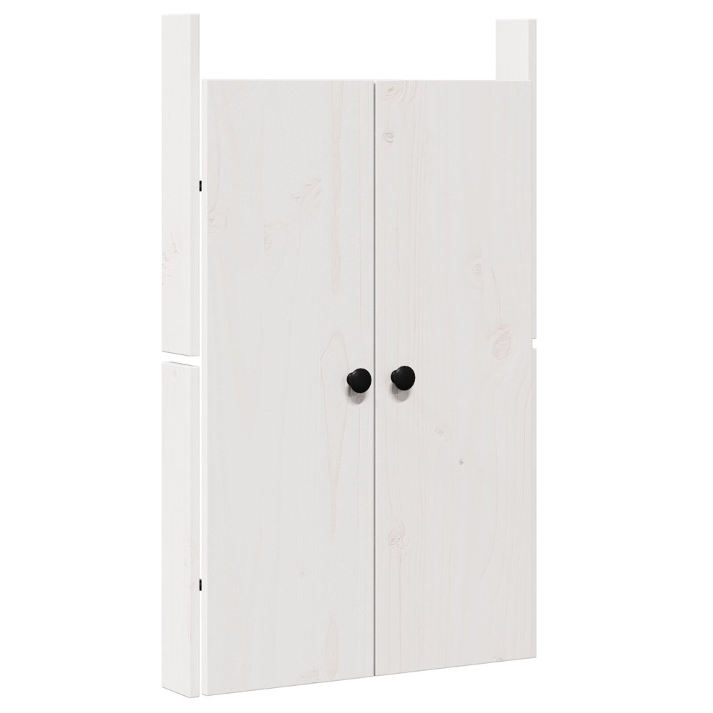 Produktbild för Köksdörr MEPPEL Vit 50 x 9 x 82 cm Massivt tallträ