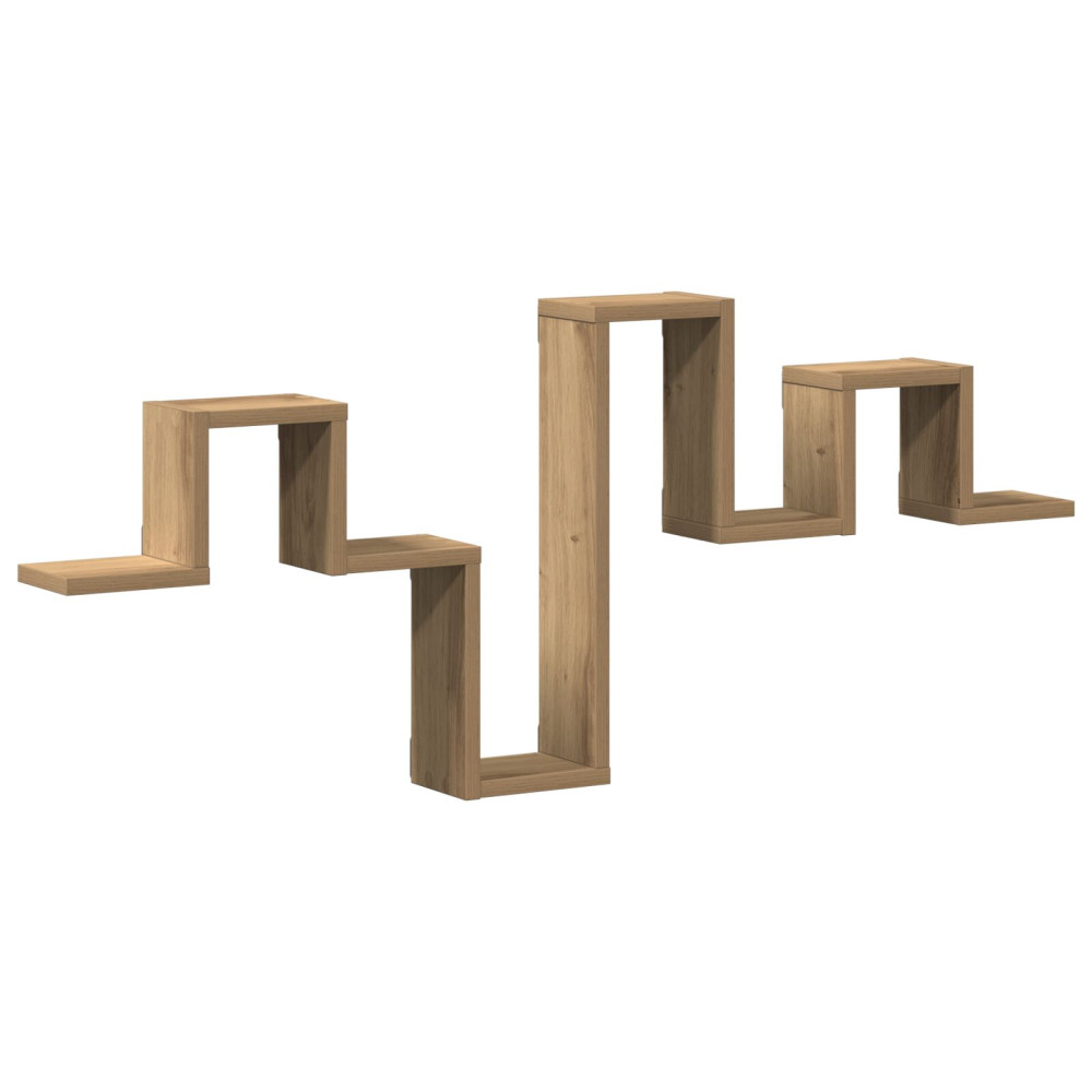 Produktbild för Vägg hylla Väggmonterad Artisan Ek 104.5 x 43 x 10 cm