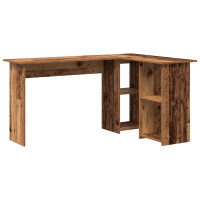 Produktbild för Skrivbord Gammalt trä 142 x 102 x 73 cm Konstruerat trä
