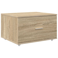 Produktbild för Lådans skåp med hjul Sonoma-ek 55 x 45 x 31 cm