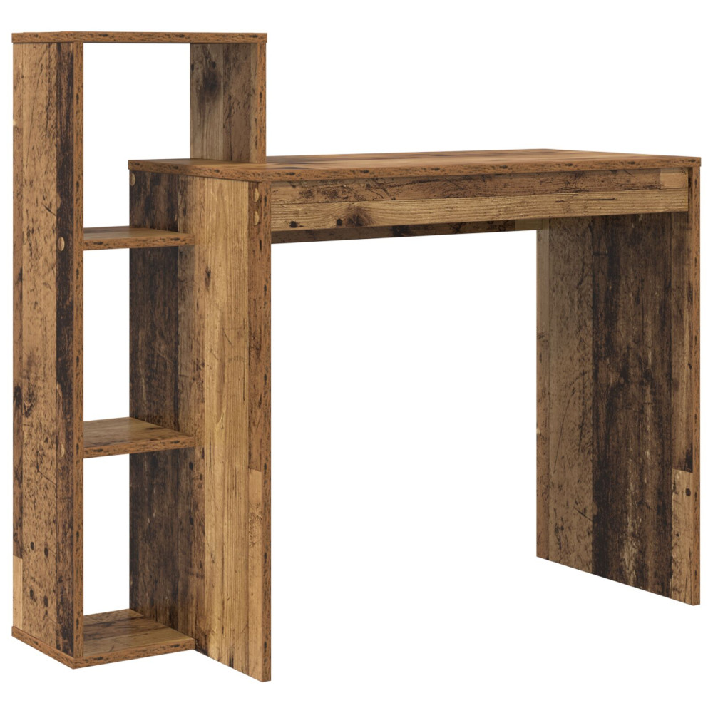 Produktbild för Skrivbord Gammalt trä 100 x 40 x 90 cm Konstruerat trä