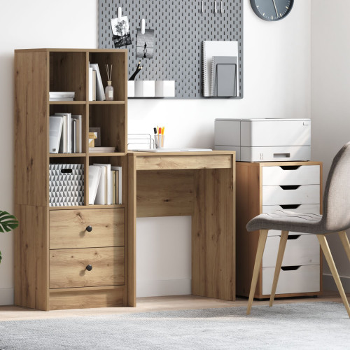vidaXL Skrivbord Artisan Ek 60 x 40 x 76 cm