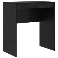 Produktbild för Skrivbord Svart Ek 70 x 40 x 76 cm