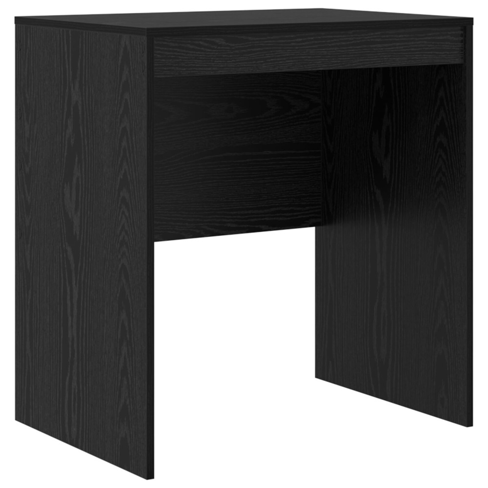 Produktbild för Skrivbord Svart Ek 70 x 50 x 76 cm