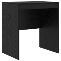 Produktbild för Skrivbord Svart Ek 70 x 50 x 76 cm
