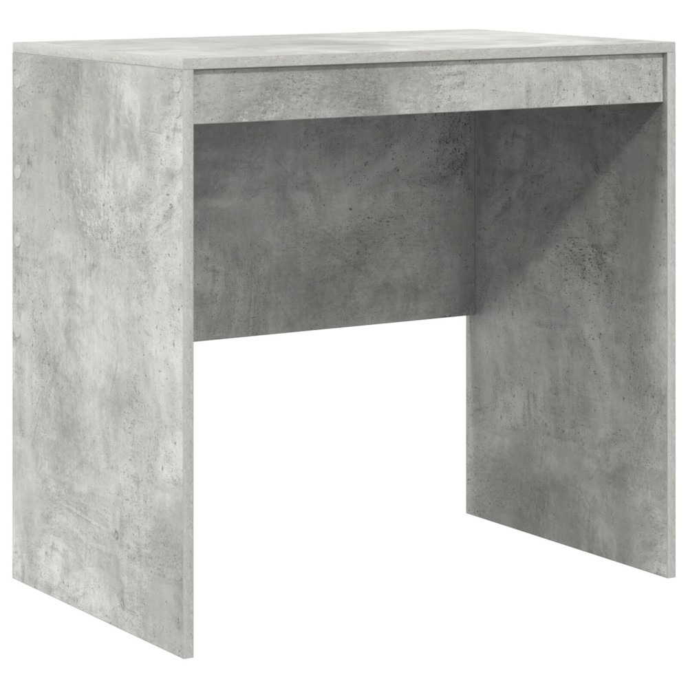 Produktbild för Skrivbord Betonggrå 80 x 50 x 76 cm