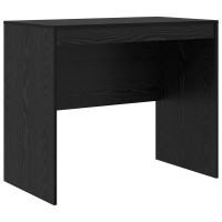 Produktbild för Skrivbord Svart Ek 90 x 50 x 76 cm