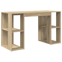 Produktbild för Skrivbord Sonoma-ek 130 x 50,5 x 75 cm Konstruerat trä