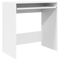 Produktbild för Skrivbord med låda Vit 77.5 x 43 x 79 cm Konstruerat trä