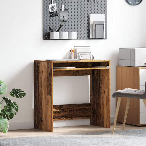 vidaXL Skrivbord Gammalt trä 77.5 x 43 x 79 cm Konstruerat trä