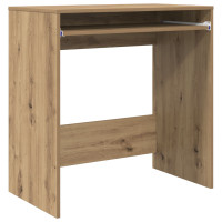 Produktbild för Skrivbord med låda Artisan Ek 77.5 x 43 x 79 cm Konstruerat trä