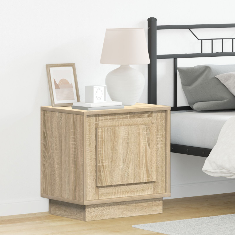 Produktbild för Nattduksbord Sonoma-ek 44 x 34,5 x 45 cm Konstruerat trä
