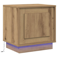 Produktbild för Nattduksbord Artisan Ek 44 x 34,5 x 45 cm Konstruerat trä