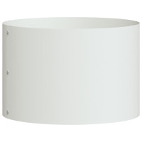 Produktbild för Krukring Vit 30 x 30 x 20 cm Kallvalsat stål