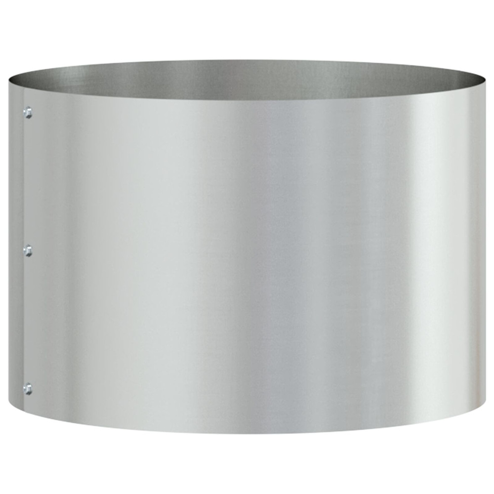 Produktbild för Krukring Silver 30 x 30 x 20 cm Galvaniserat Stål
