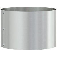 Produktbild för Krukring Silver 30 x 30 x 20 cm Galvaniserat Stål