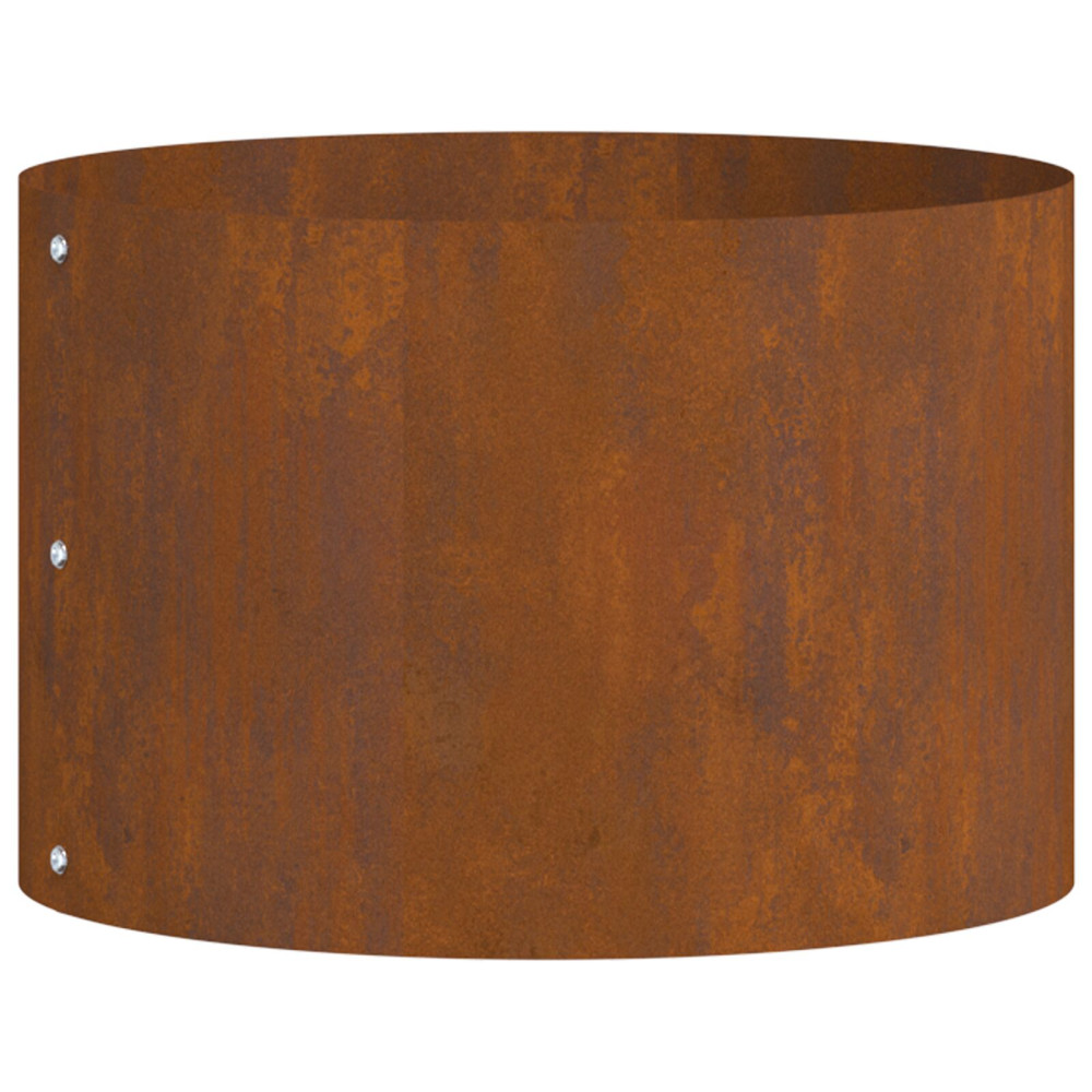 Produktbild för Krukring Rostig 30 x 30 x 20 cm Väderbeständig stål