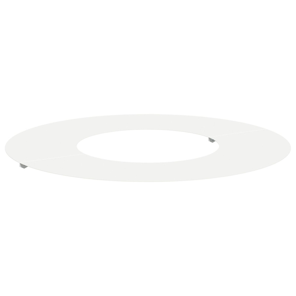 Produktbild för lämplig för Flat trädring Vit Ø30 / 60 cm Stål