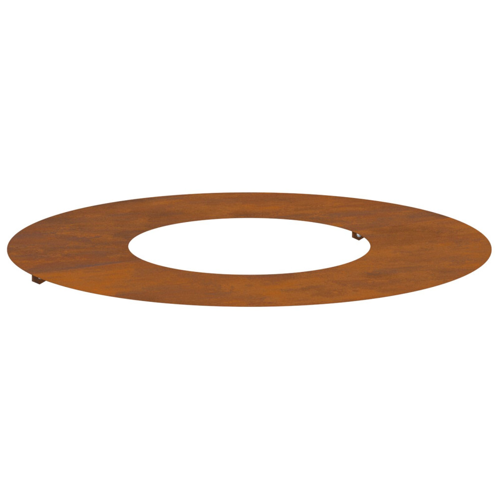Produktbild för lämplig för Flat trädring Brun Ø30 / 60 cm Väderbeständig stål
