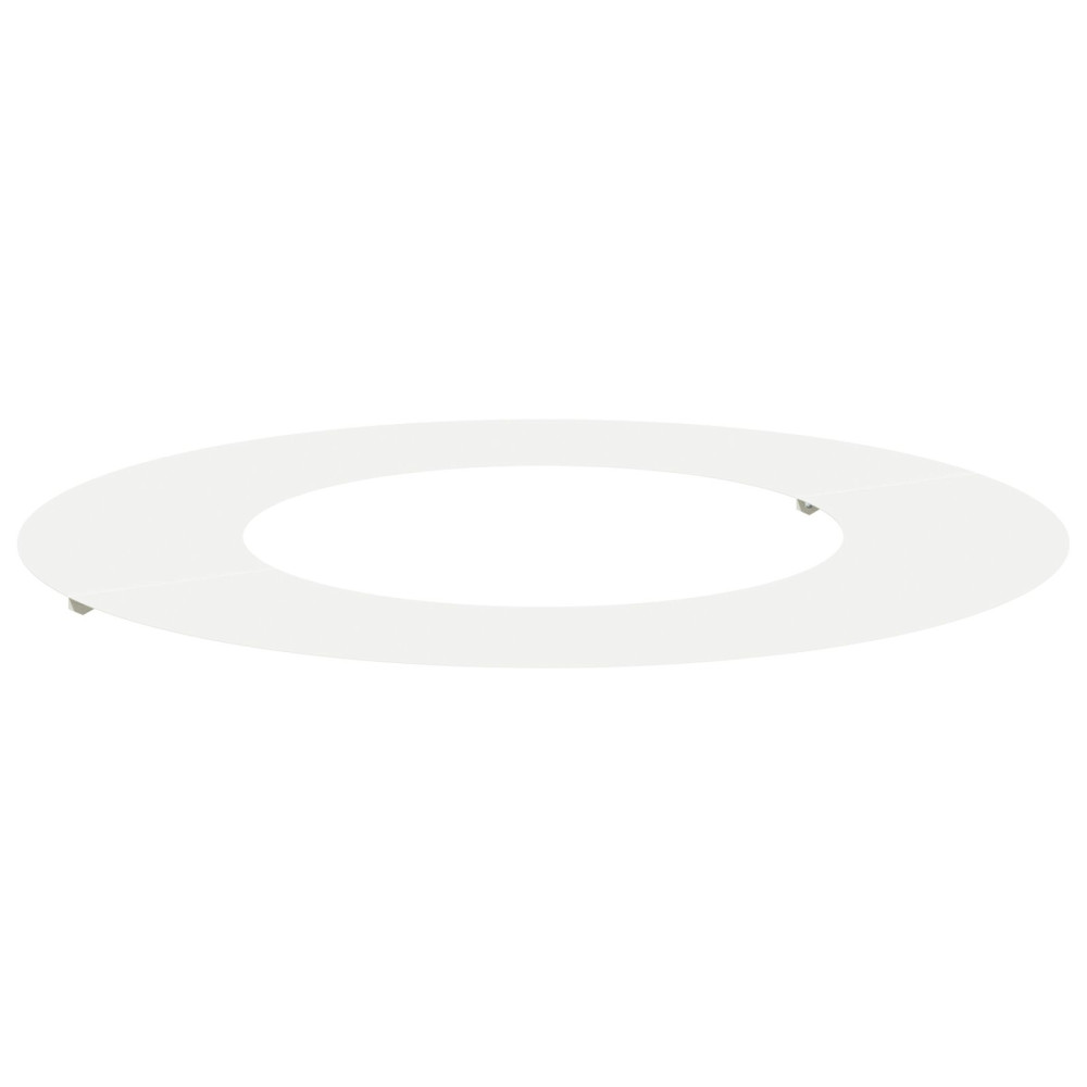 Produktbild för lämplig för Flat trädring Vit Ø40 / 70 cm Stål