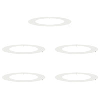 Produktbild för lämplig för Flat Trädringar 5 pcs Vit Ø60 / 90 cm Stål