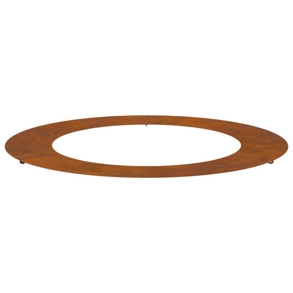 Produktbild för lämplig för Flat trädring Brun Ø60 / 90 cm Väderbeständig stål