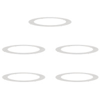 Produktbild för lämplig för Flat Trädringar 5 pcs Silver Ø90 / 120 cm