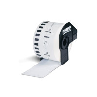Produktbild för Etikett BROTHER DK22223 50mmx30,48m vit