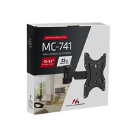 Produktbild för Maclean MC-741 konsol - för platt panel - svart