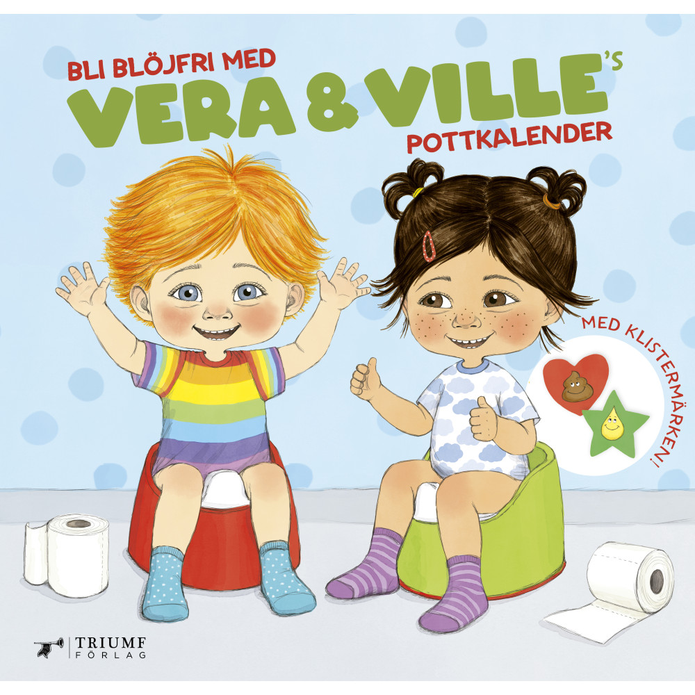 Produktbild för Vera och Ville potträningskalender - Bli blöjfri! (häftad)