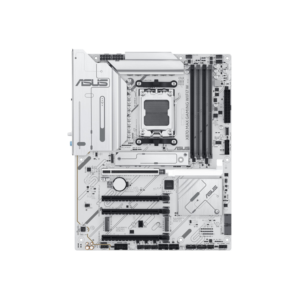 Produktbild för ASUS X870 MAX GAMING WIFI7 W - moderkort - ATX - Socket AM5 - AMD X870