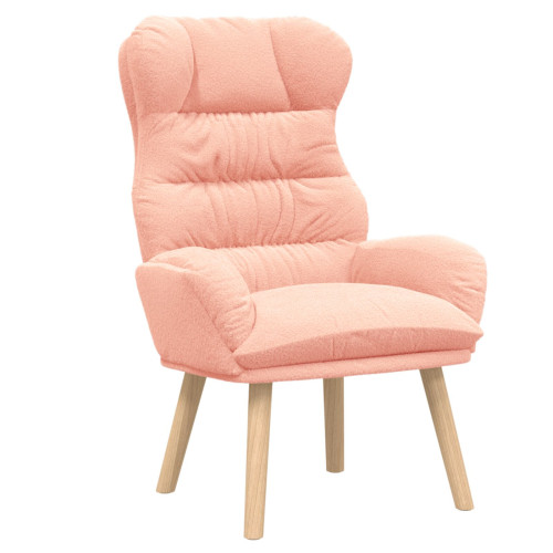 vidaXL fåtölj Rosa 69 x 74 x 93 cm Sherpa tyg