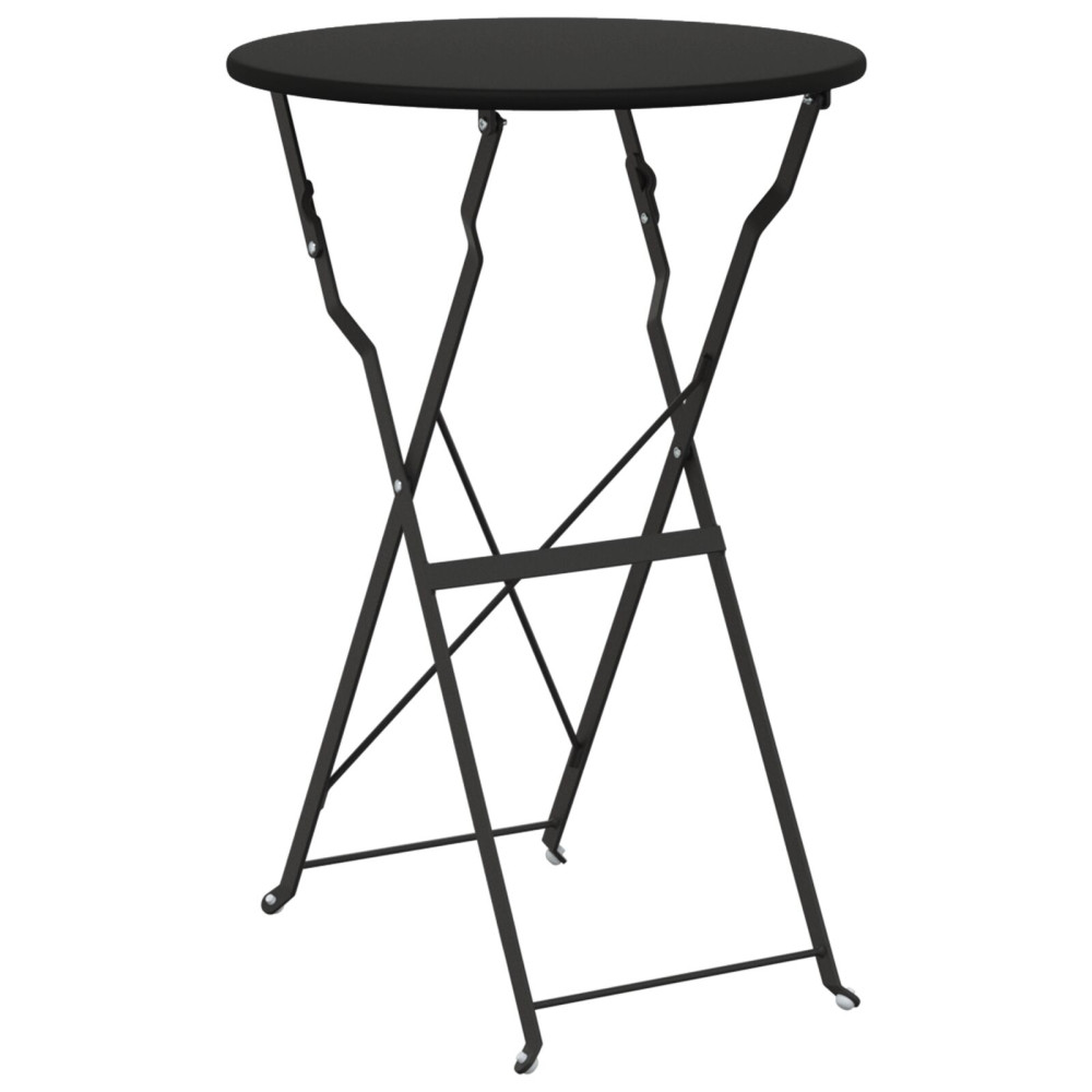 Produktbild för Bistrobord Antracit Ø 50 x 71 cm Pulverlackerad stål