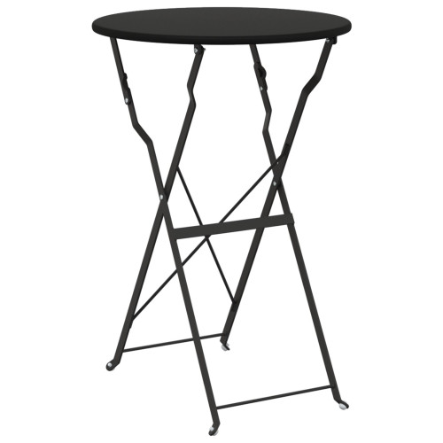 vidaXL Bistrobord Antracit Ø 50 x 71 cm Pulverlackerad stål