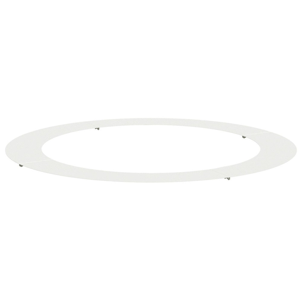 Produktbild för lämplig för Flat trädring Vit Ø90 / 120 cm Stål