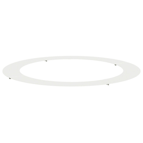 vidaXL lämplig för Flat trädring Vit Ø90 / 120 cm Stål