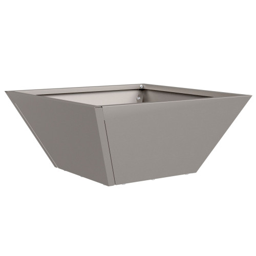 vidaXL Trädgårdsplanterare Rostig 35 x 35 x 15 cm Väderbeständig stål