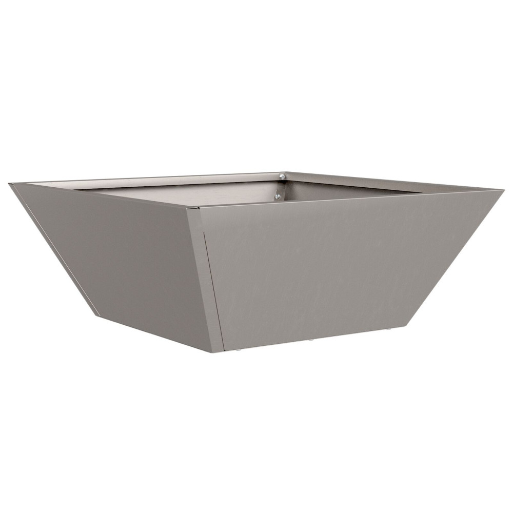 Produktbild för Trädgårdsplanterare Rostig 40 x 40 x 15 cm Väderbeständig stål