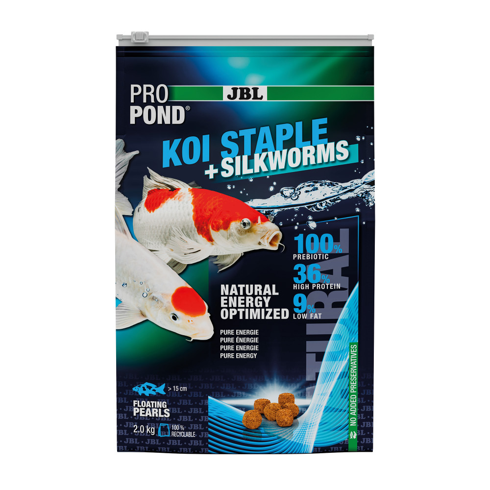 Produktbild för JBL ProPond Koi Staple+Silkworm 6 l/2 kg