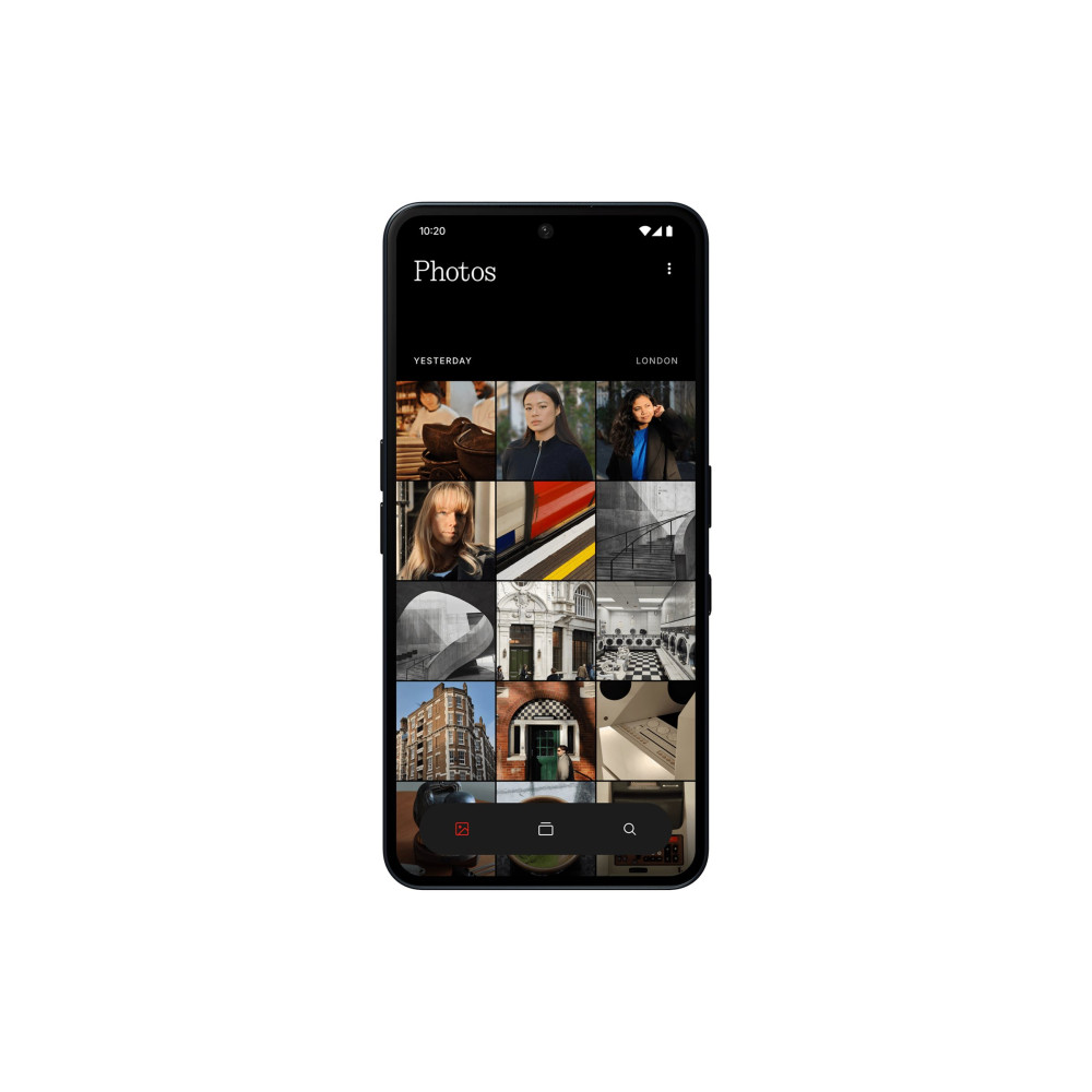Produktbild för Nothing Phone (3a) - svart - 5G pekskärmsmobil - 256 GB - GSM