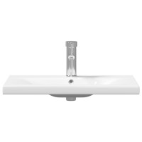 Produktbild för Badrumsskåp med handfat med låda Väggmonterad 2 pcs Gammalt trä