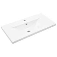 Produktbild för Badrumsskåp med handfat 2 pcs Gammalt trä 80 x 38,5 x 48 cm