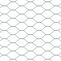 Produktbild för Svetsat trådstängsel 50 x 0,5 m (B x H) PVC-belagda stål Grön