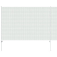 Produktbild för Utomhus hexagonal stängsel med stolpe 10 x 1,6 m Silver Mesh