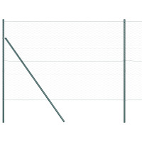 Produktbild för Utomhus sexkantig stängsel markfäste 50 x 1,6 m Grön Mesh