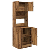 Produktbild för Köksbuffé Gammalt trä 60 x 50 x 180 cm