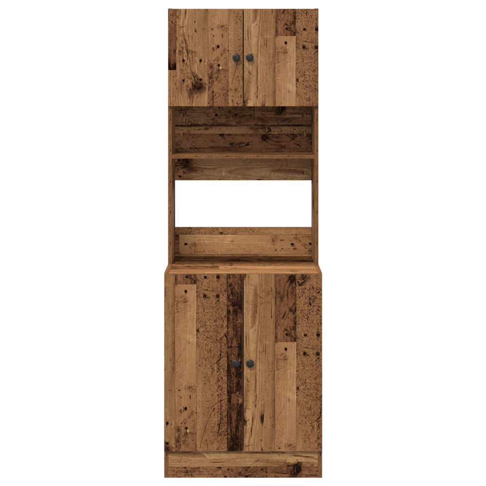 Produktbild för Köksbuffé Gammalt trä 60 x 50 x 180 cm