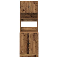 Produktbild för Köksbuffé Gammalt trä 60 x 50 x 180 cm
